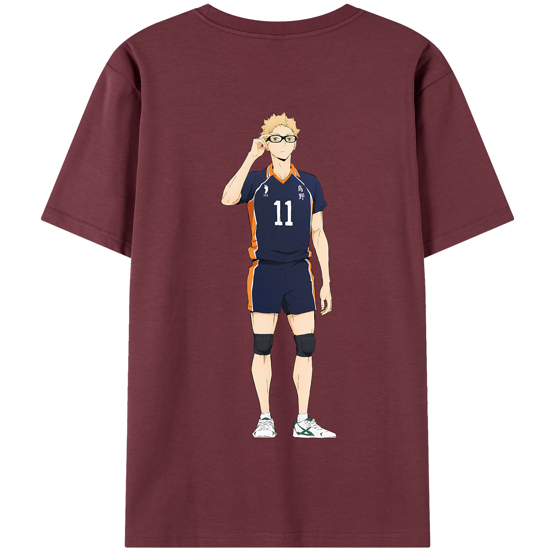 （画像用） ハイキュー!! Haikyu!! 綿100％半袖Tシャツ（背面プリント）